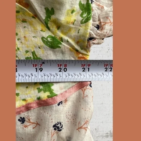 FREE PEOPLE Wildflower Airy Cotton Patchwork Oversized Minidress w/Slip NWT - Picture 16 of 16